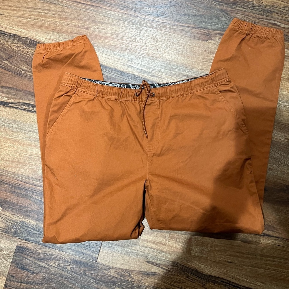 Women's Rust Joggers EUC Size XL Perfect Fall Comfort Joggers Drawstrings